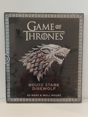 House Stark Direwolf Wall Accent - Silver/Gray